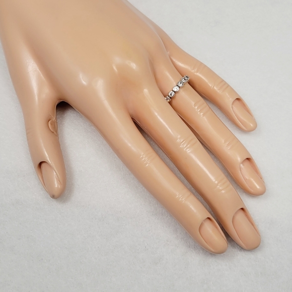 Sterling Silver Eternity Band - Picture 16 of 17